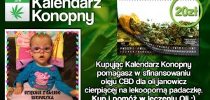 Kalendarz Konopny – Akcja charytatywna dla 3,5 letniej Oli Janowicz, UltimateSeeds.pl