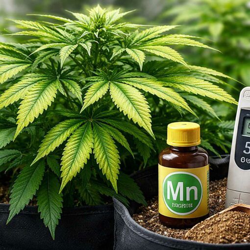Mangan niedobor uprawa marihuany