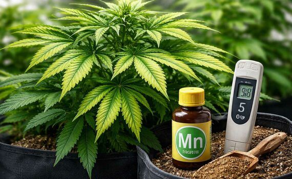 Mangan niedobor uprawa marihuany