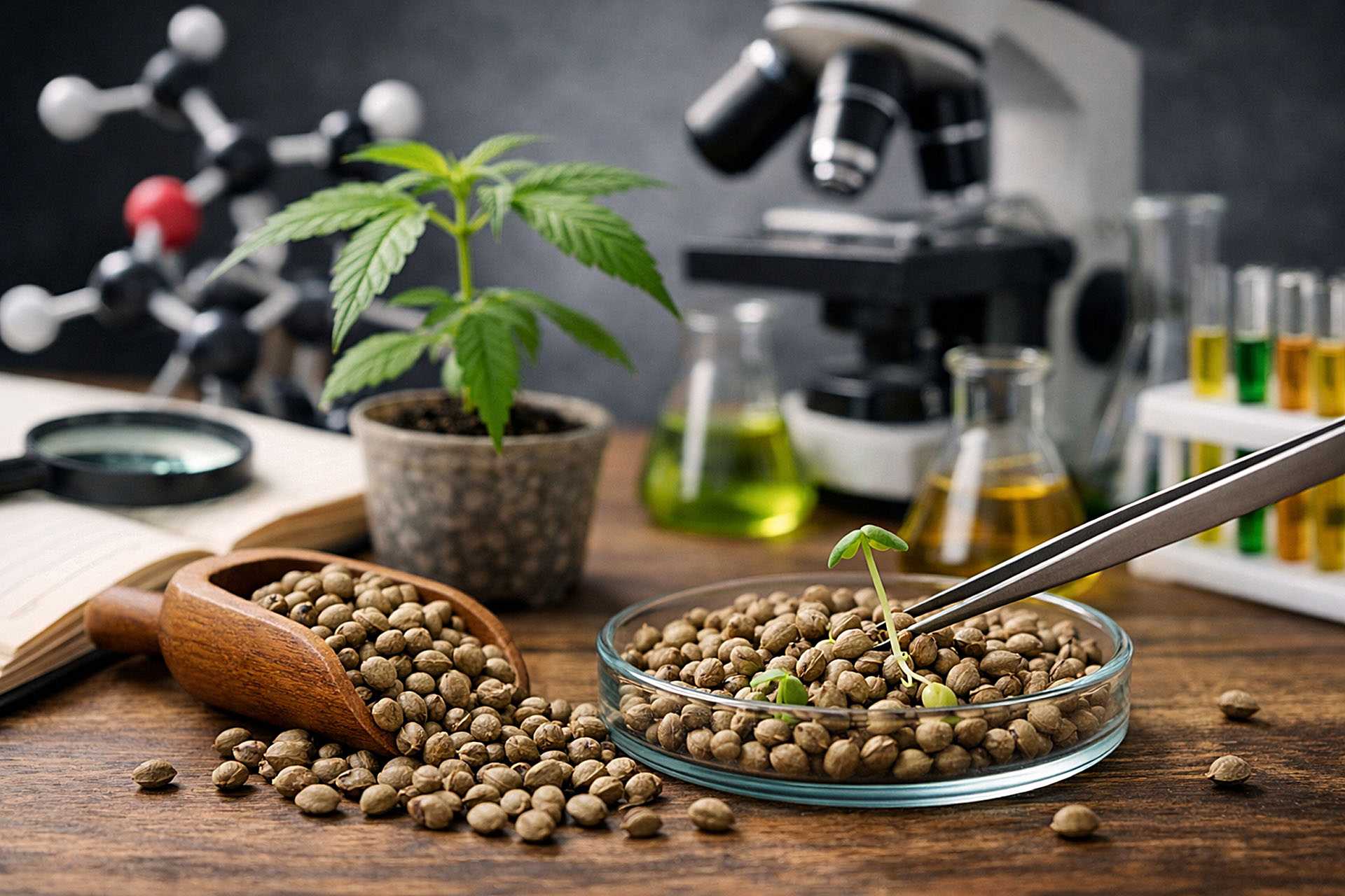 Nasiona marihuany badania